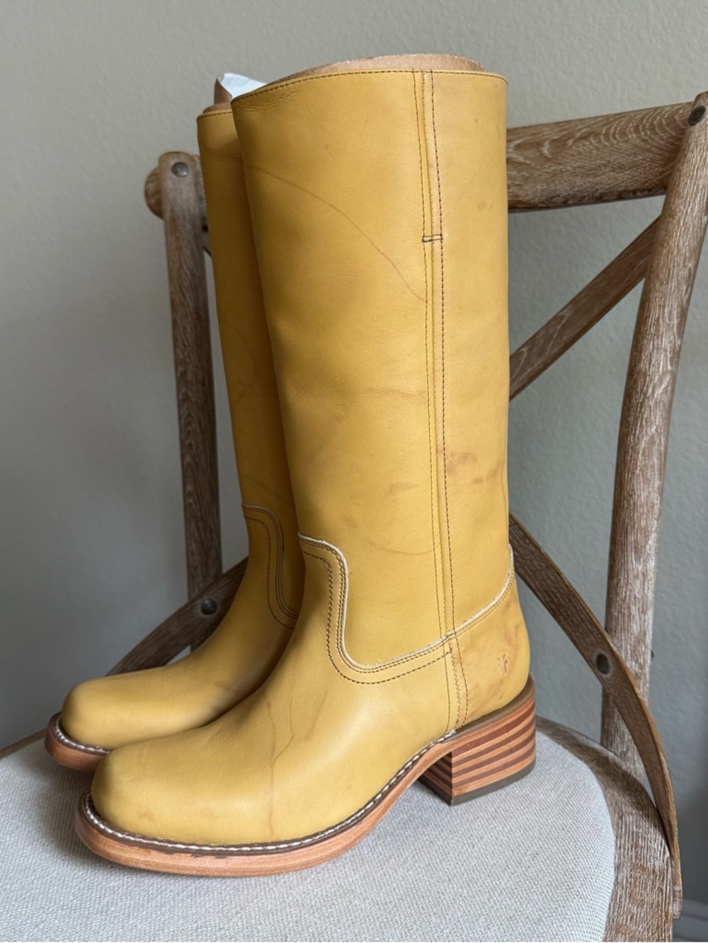 Frye Campus 14L Boots banana - Picture 3 of 9
